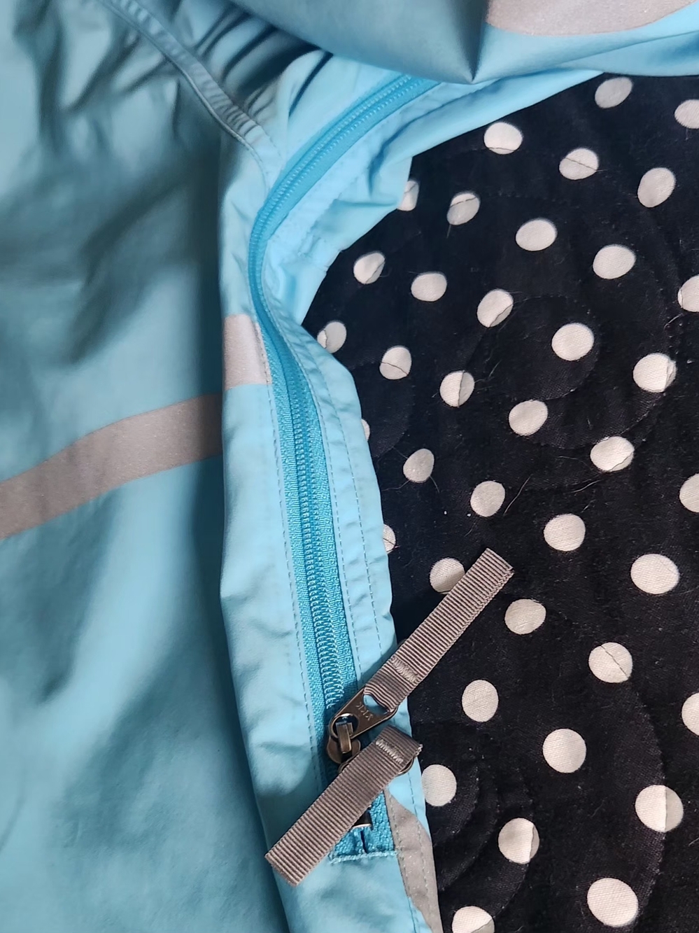 MEC Light Blue Reflective Jacket - Picture 3 of 4